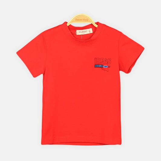 BOY T-SHIRT RED IDEAS