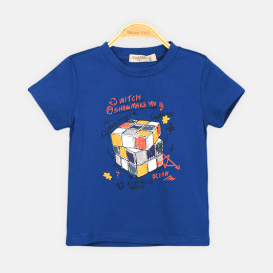 BOY T-SHIRT NAVY BLUE