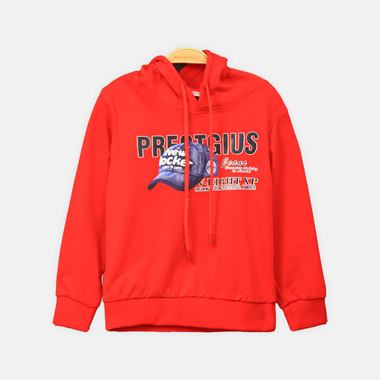 BOY T-SHIRT RED HAT PRINT