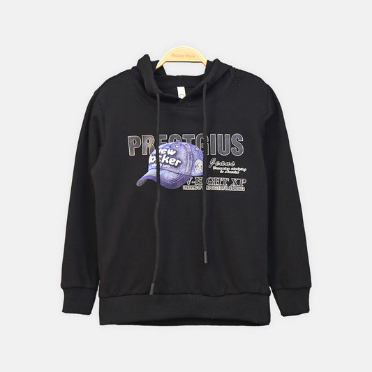 BOY T-SHIRT BLACK HAT PRINT