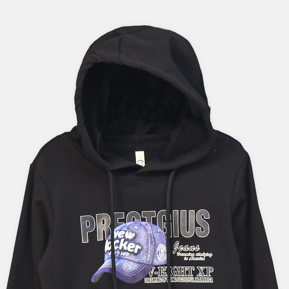 BOY T-SHIRT BLACK HAT PRINT