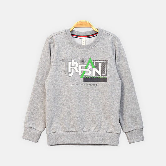 BOY T-SHIRT GREY FULL-SLEEVE