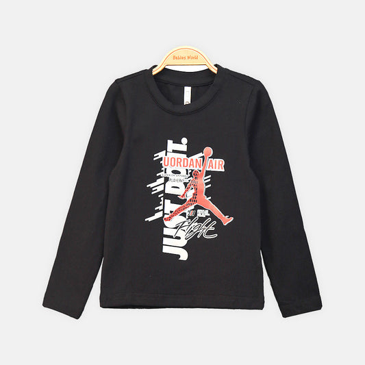 BOY T-SHIRT BLACK JUST DO IT