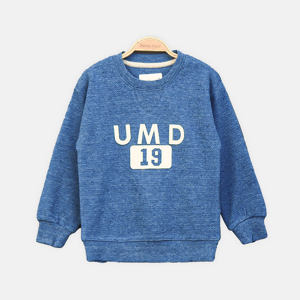 BOY T-SHIRT UMD 19 KNIT SWEATSHIRT BLUE