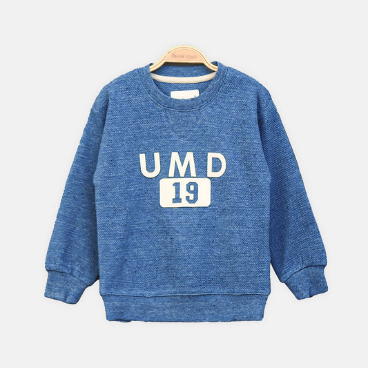 BOY T-SHIRT UMD 19 KNIT SWEATSHIRT BLUE