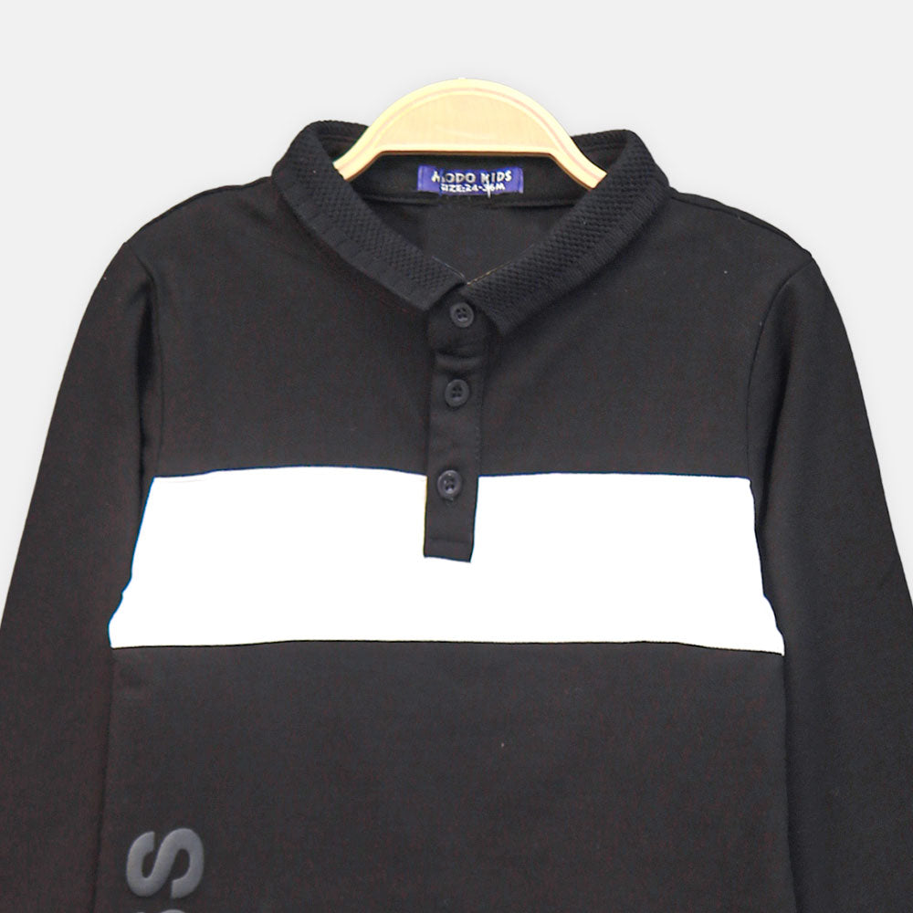 BOY T-SHIRT BLACK BOSS