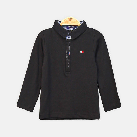 BOY T-SHIRT TOMMY HILFIGER BLACK
