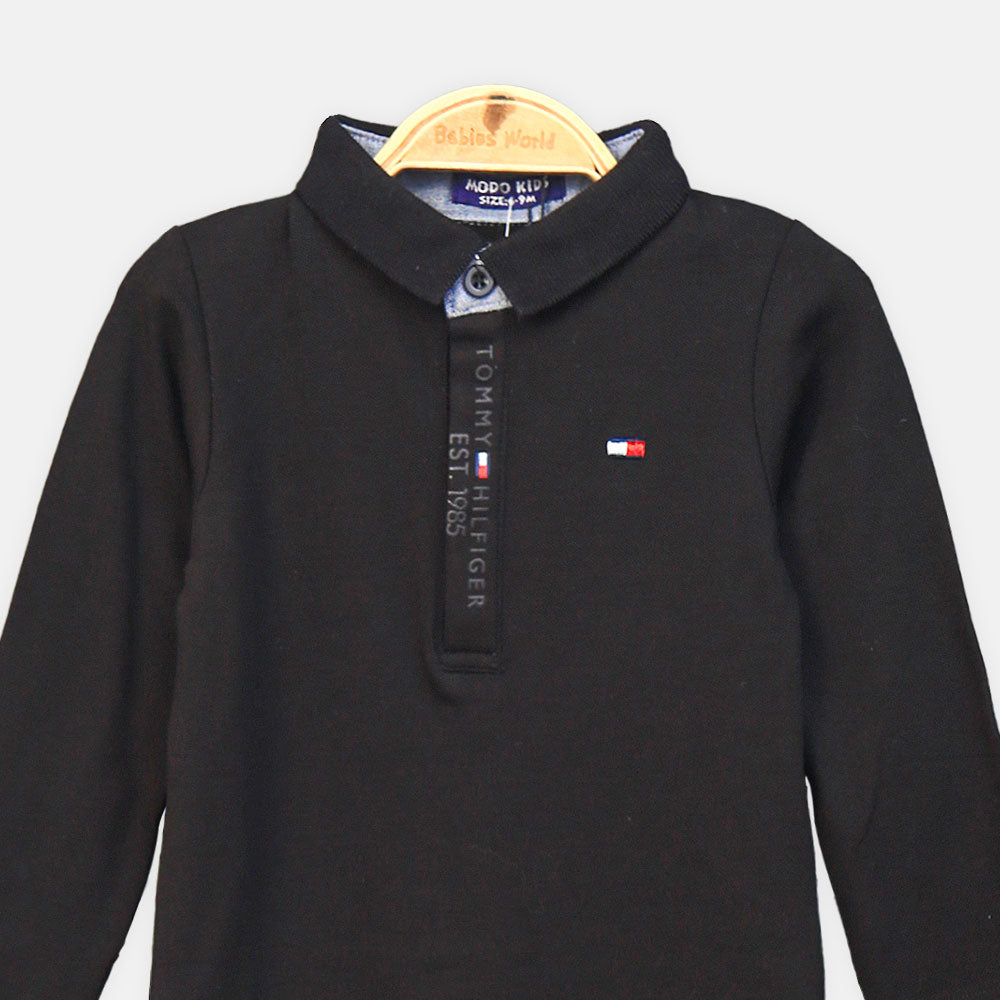 BOY T-SHIRT TOMMY HILFIGER BLACK