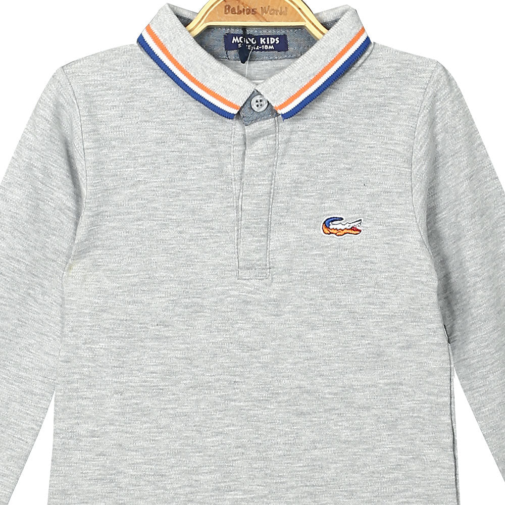 BOY T-SHIRT GREY LOCASTE