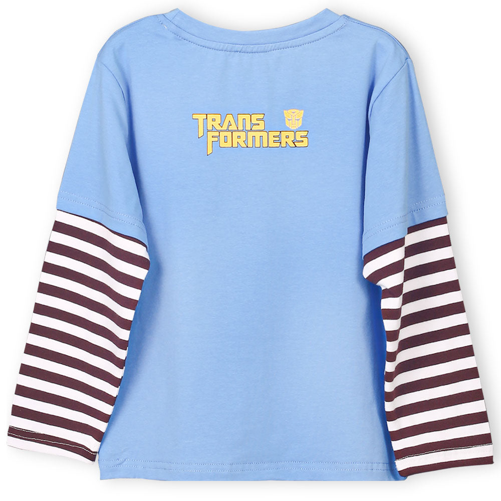 BOY T-SHIRT BLUE TRANSFORMER