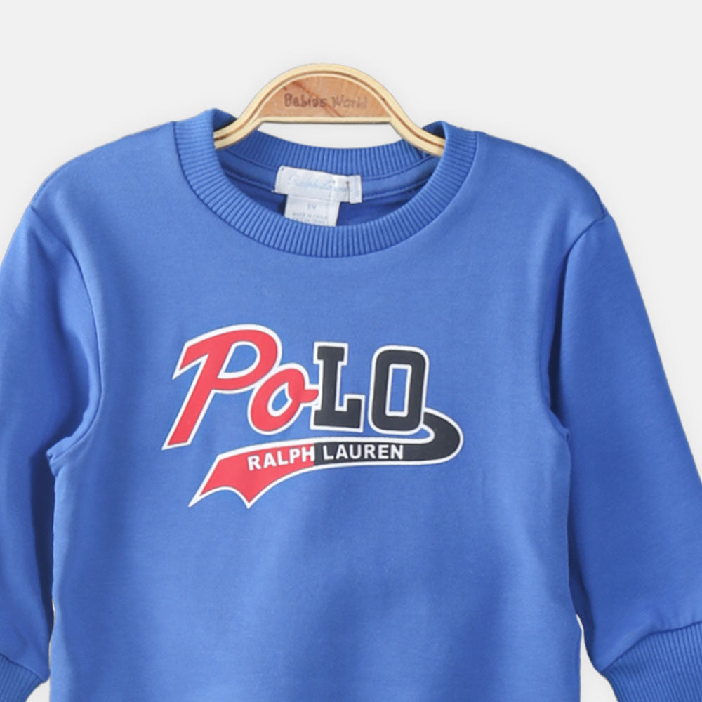 BOY T-SHIRT RALPH LAUREN ROYAL BLUE