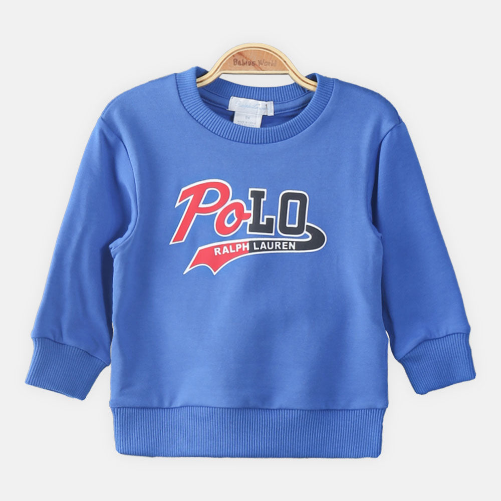 BOY T-SHIRT RALPH LAUREN ROYAL BLUE