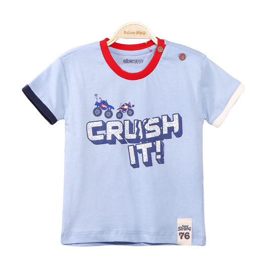 BOY T-SHIRT BLUE CRUSH IT!