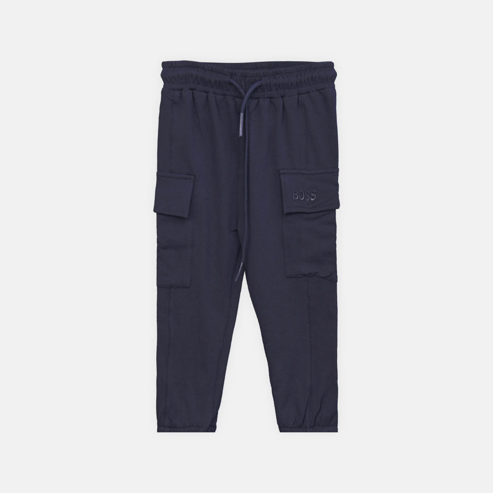 BOY TROUSER NAVY BOSS