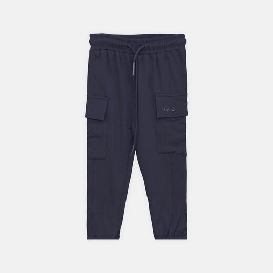 BOY TROUSER NAVY BOSS