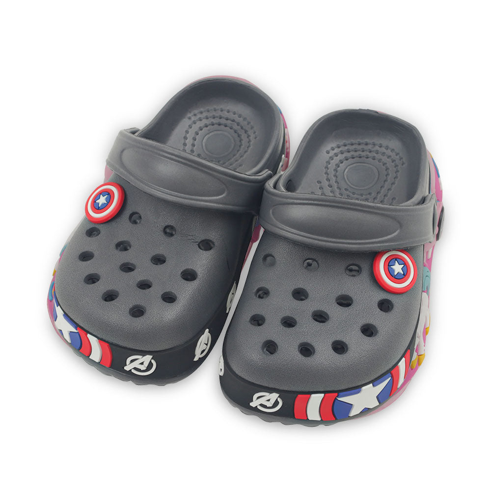 BOY CROCS GREY AVENGERS