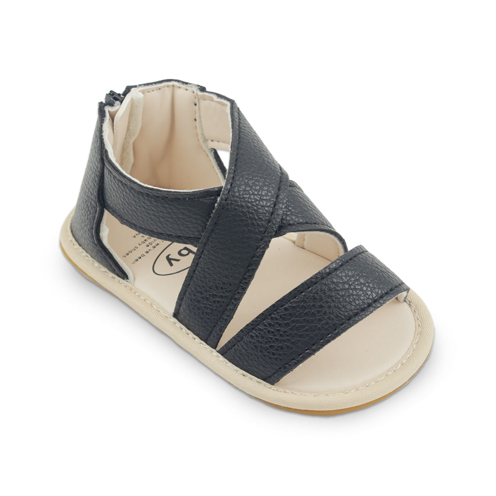 BOY PRE WALKER SANDLE BLACK