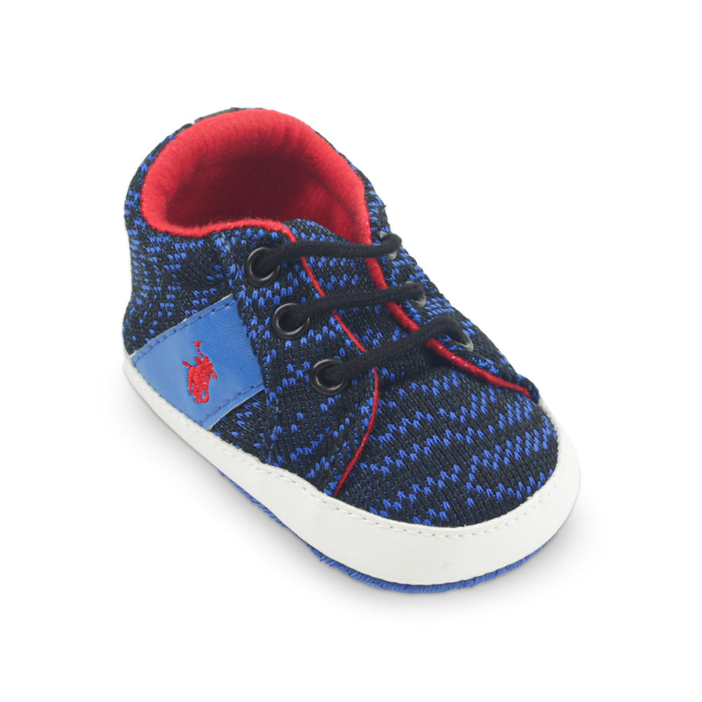 BOY PRE WALKER SHOES BLUE POLO