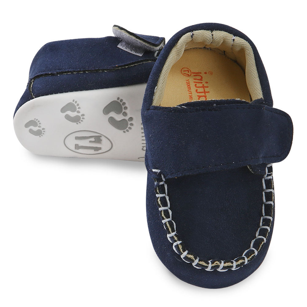 BOY PRE WALKER NAVY LOAFERS