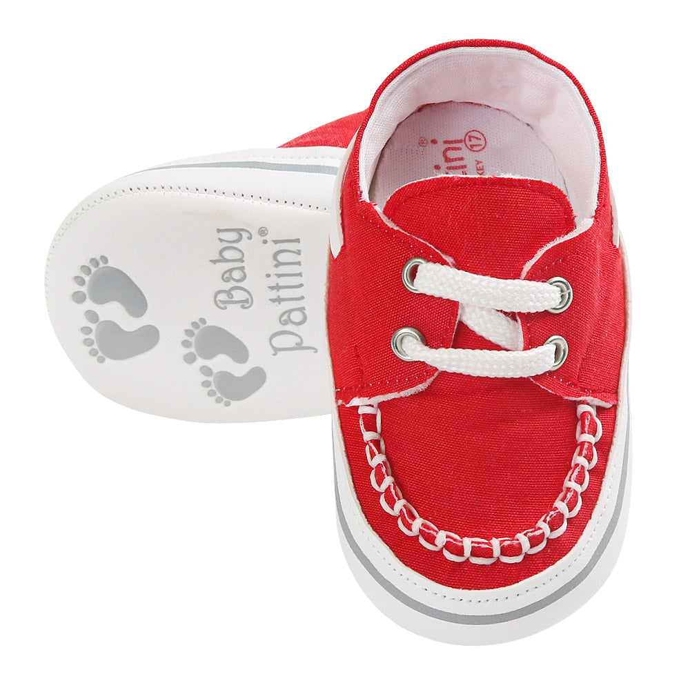 BOY PRE WALKER RED SNEAKER