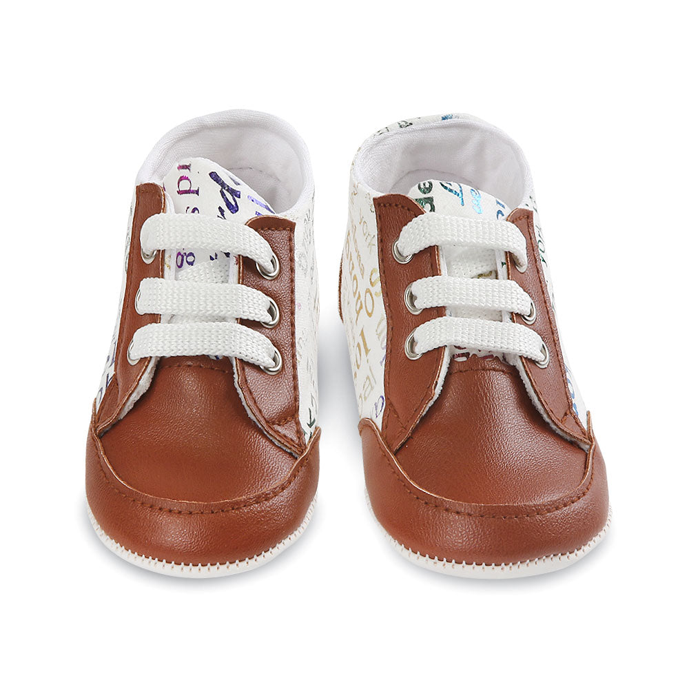 BOY PRE WALKER BROWN FUNKY SNEAKER