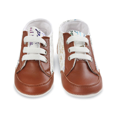 BOY PRE WALKER BROWN FUNKY SNEAKER
