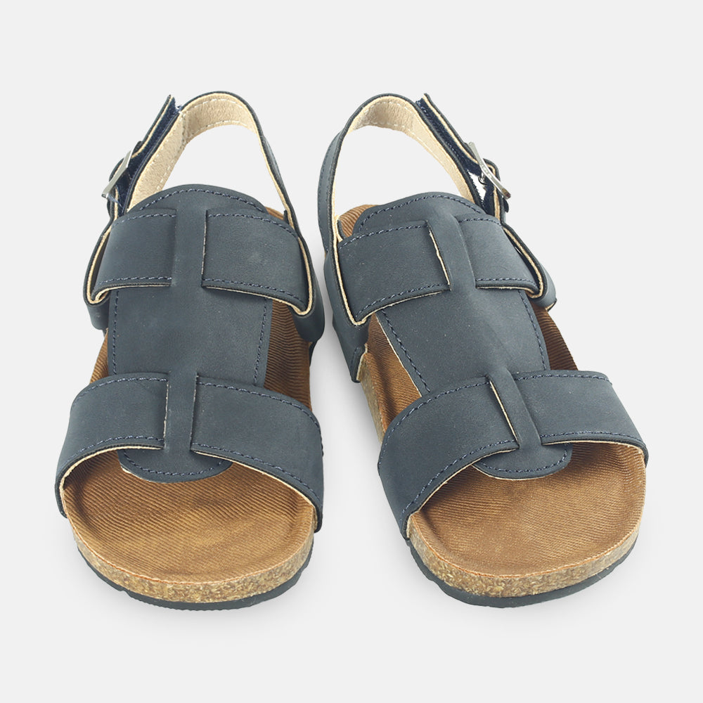 BOY SANDAL NAVY CORK-BASE OPEN