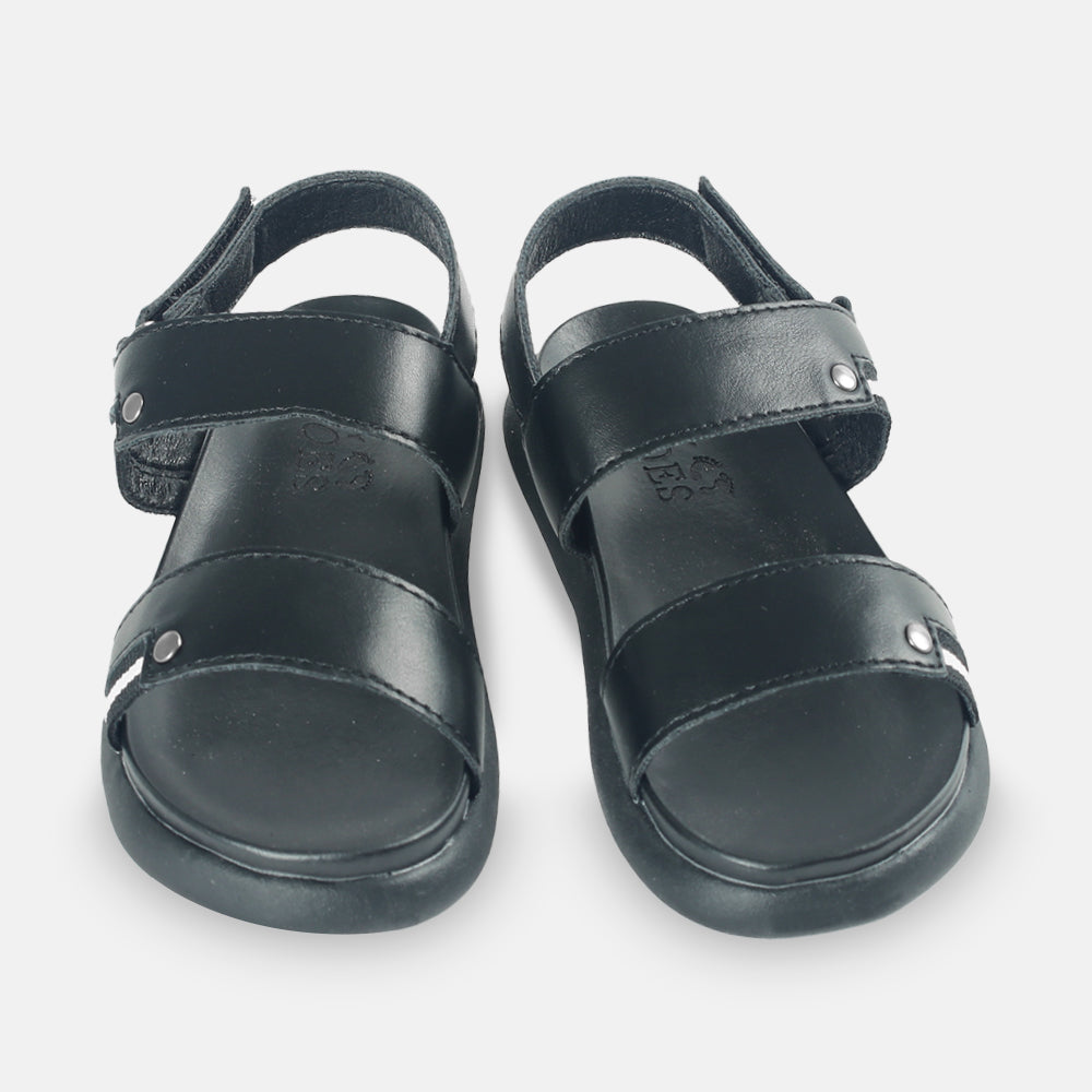 BOY SANDAL BLACK SOFT BASE STRAP