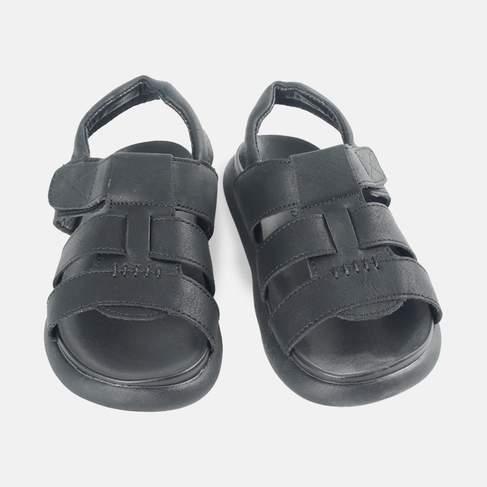 BOY SANDAL BROWN SOFT BASE STRAP