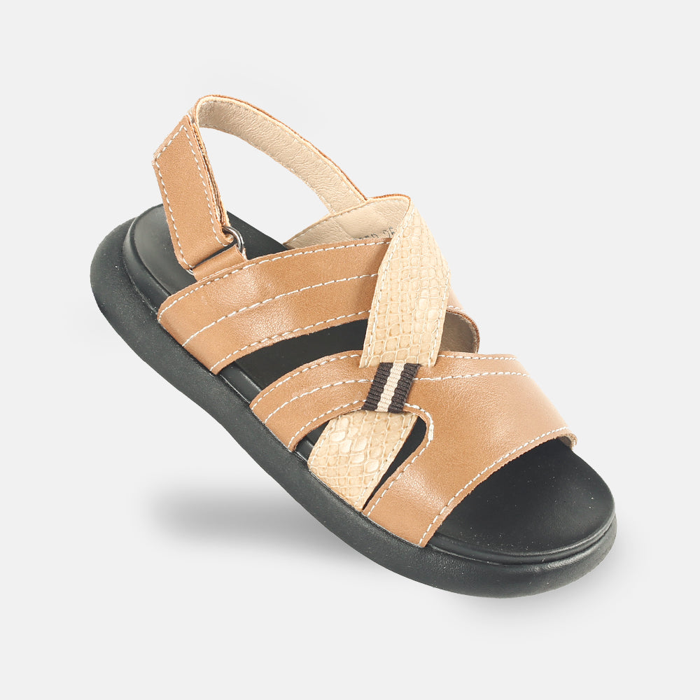 BOY SANDAL BEIGE OPEN TOE
