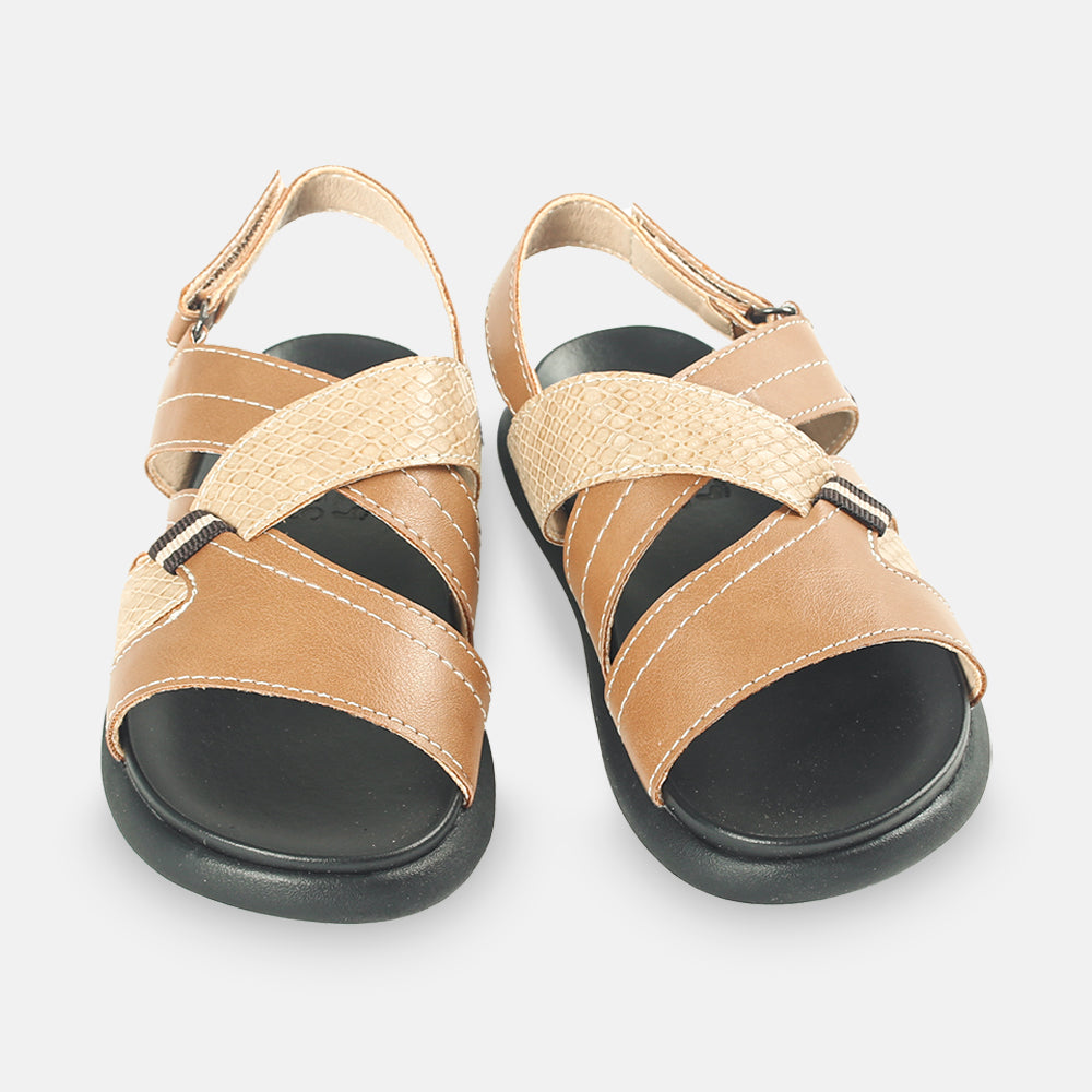 BOY SANDAL BEIGE OPEN TOE