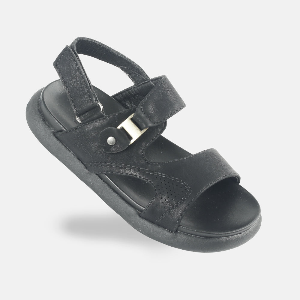 BOY SANDAL BLACK SOFT BASE