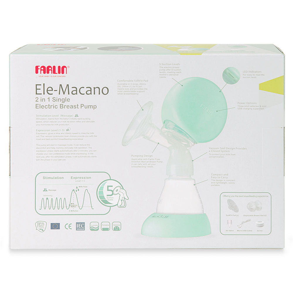 ELECTRIC BREAST PUMP SN ELE-MACANO
