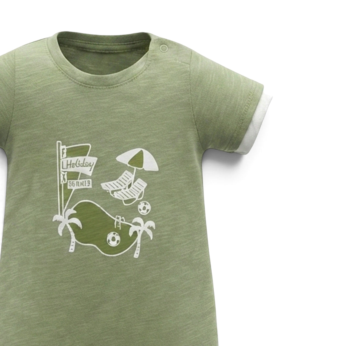 SAGE GREEN "SUMMER HOLIDAY" ROMPER