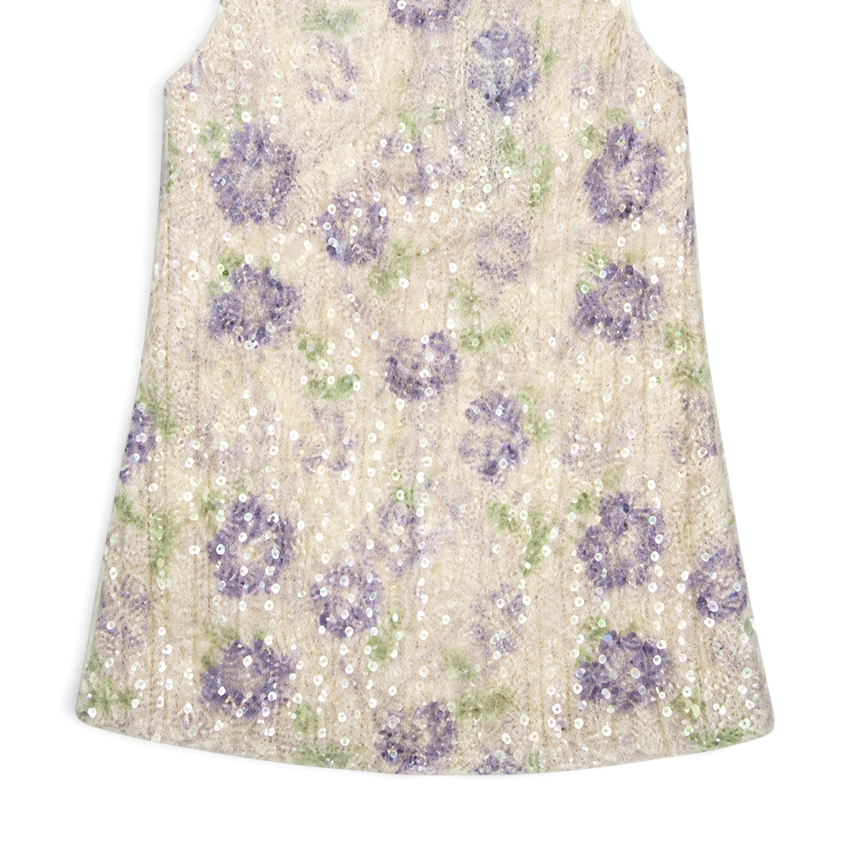 BABY GIRL FLORAL SEQUIN DRESS WITH MATCHING PURSE