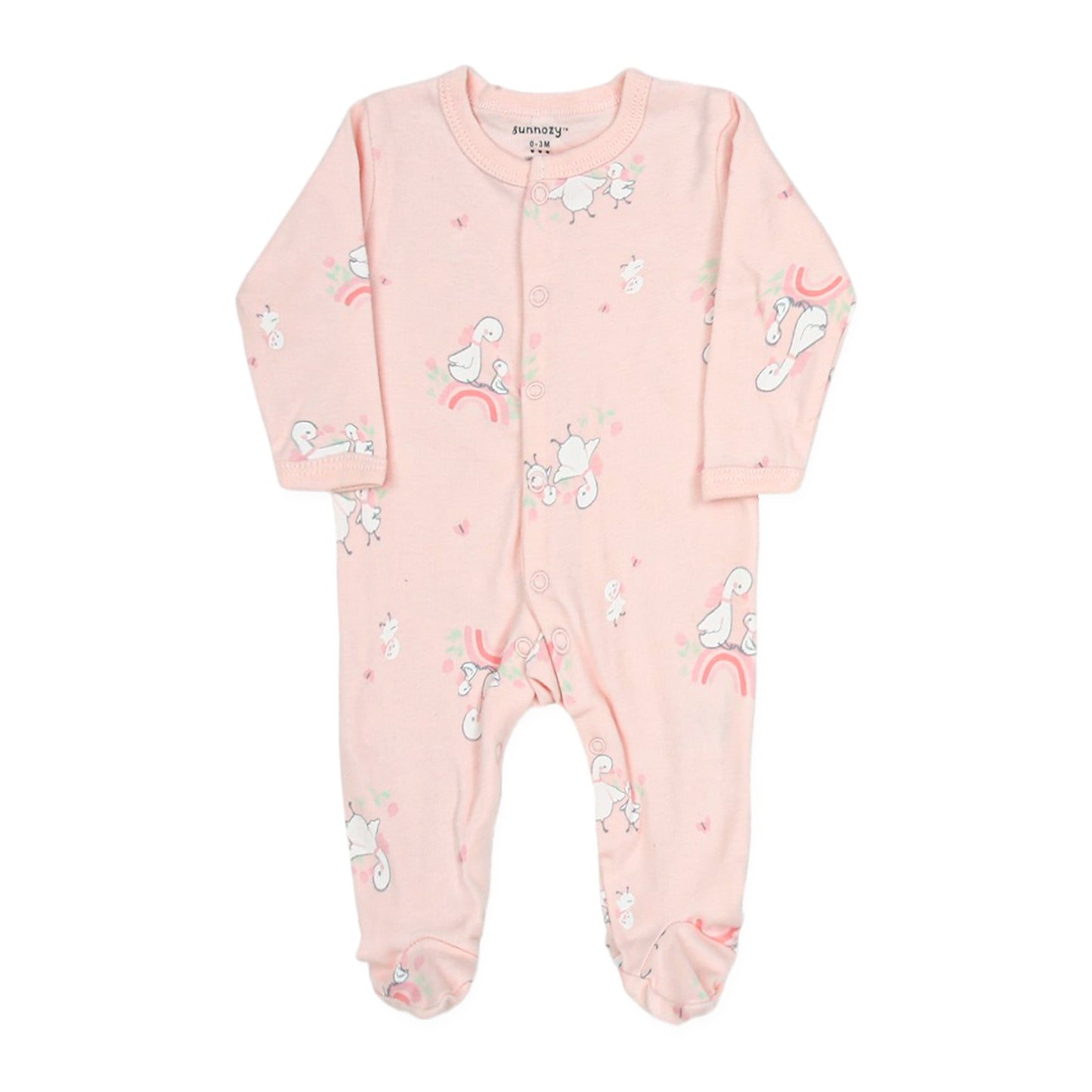 SWEET DUCK 5-PIECE LAYETTE SET (PINK) GIRL