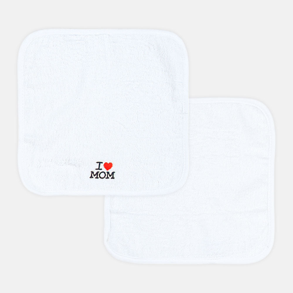 BATH TOWEL WITH 4 FACE TOWELS WHITE