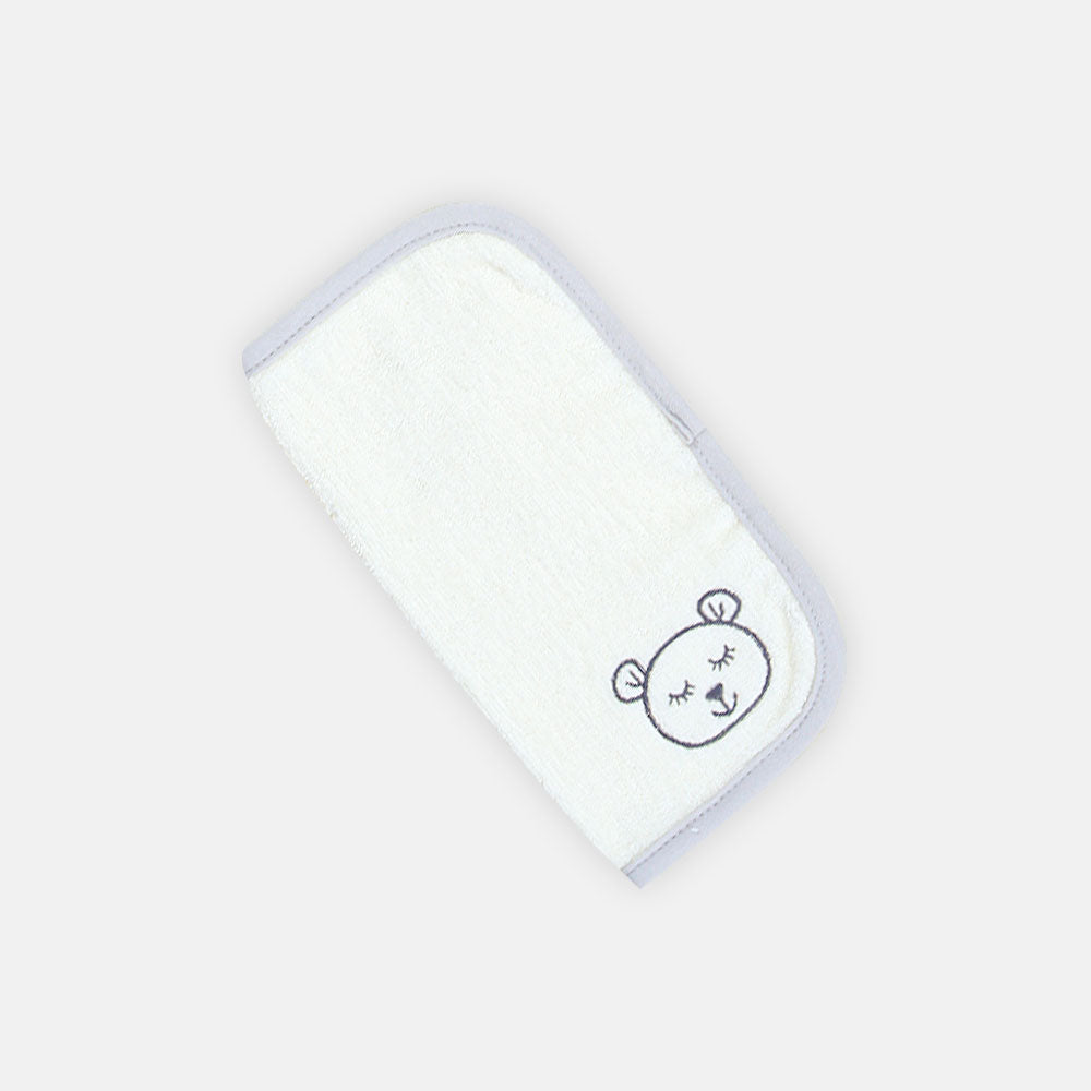 BATH TOWEL W/FACE TOWEL OFF-WHITE