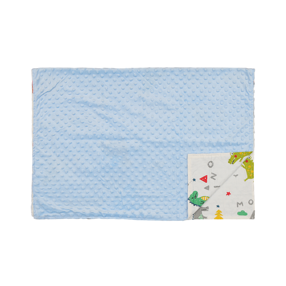 BLANKET-BLUE/PRINTED