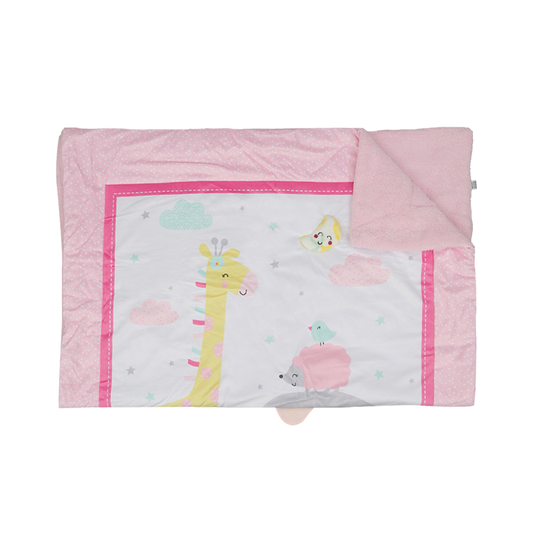 BLANKET-PINK PRINTED