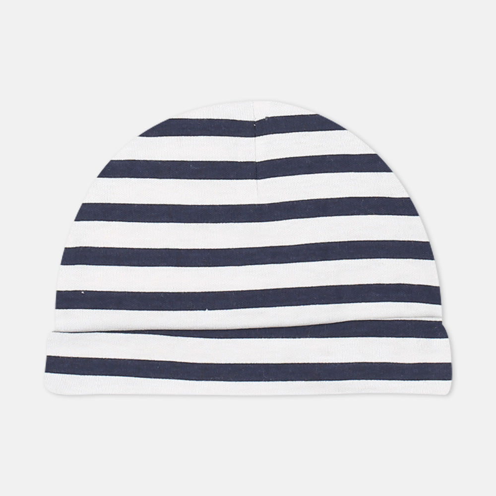 BABY CAPS PK-5 WITH 3 MITTENS OCEAN FRIENDS