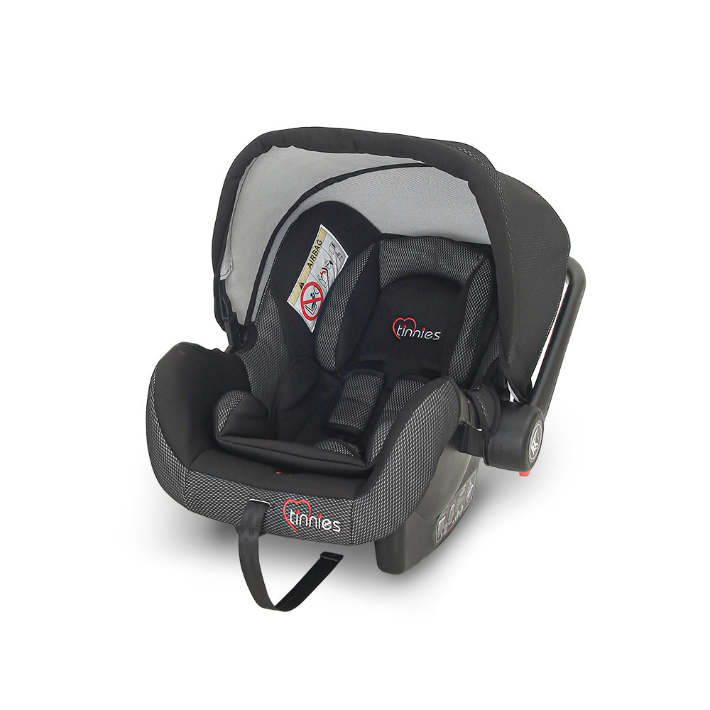 CARRY COT & CAR SEAT-BLACK