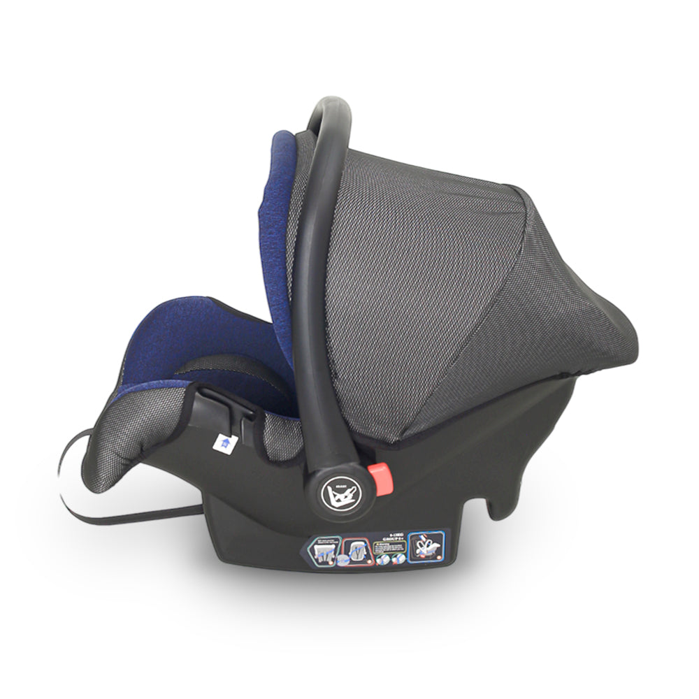 CARRY COT & CAR SEAT-BLUE