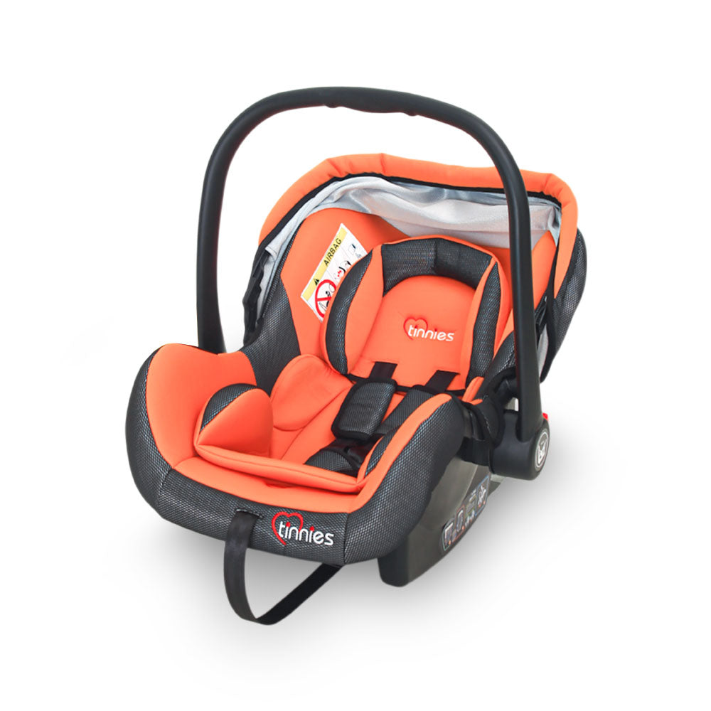CARRY COT & CAR SEAT-ORANGE
