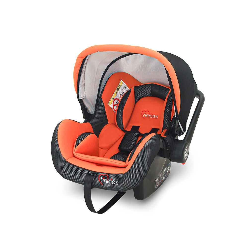 CARRY COT & CAR SEAT-ORANGE