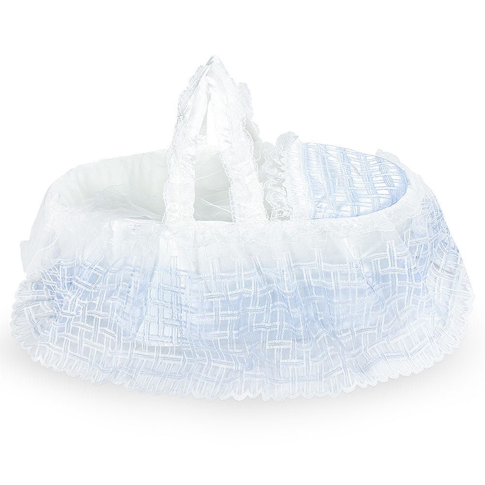 CARRY CRIB BLUE NET LACED