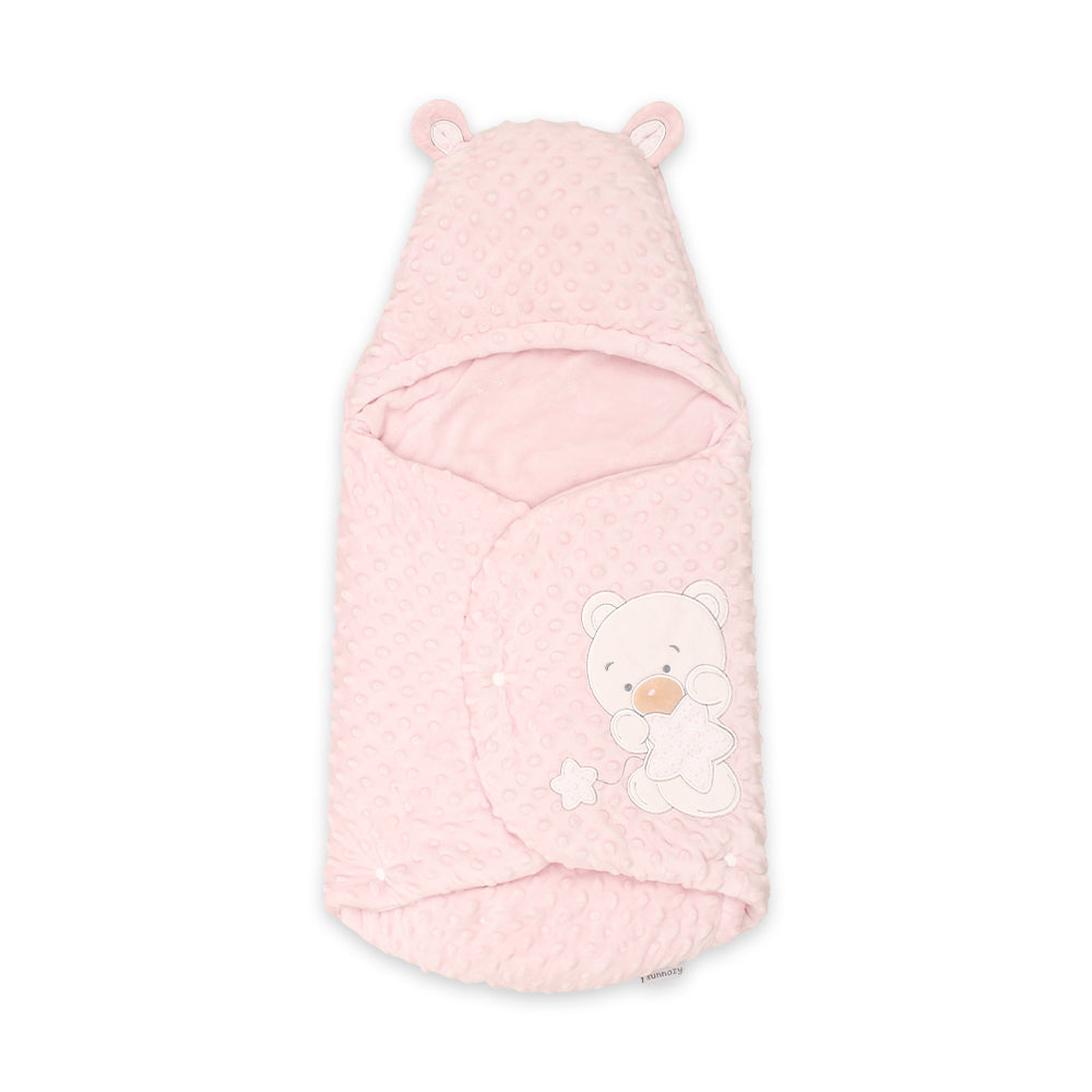 CARRY NEST PINK MINKY TEDDY