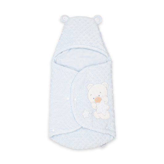 CARRY NEST BLUE MINKY TEDDY