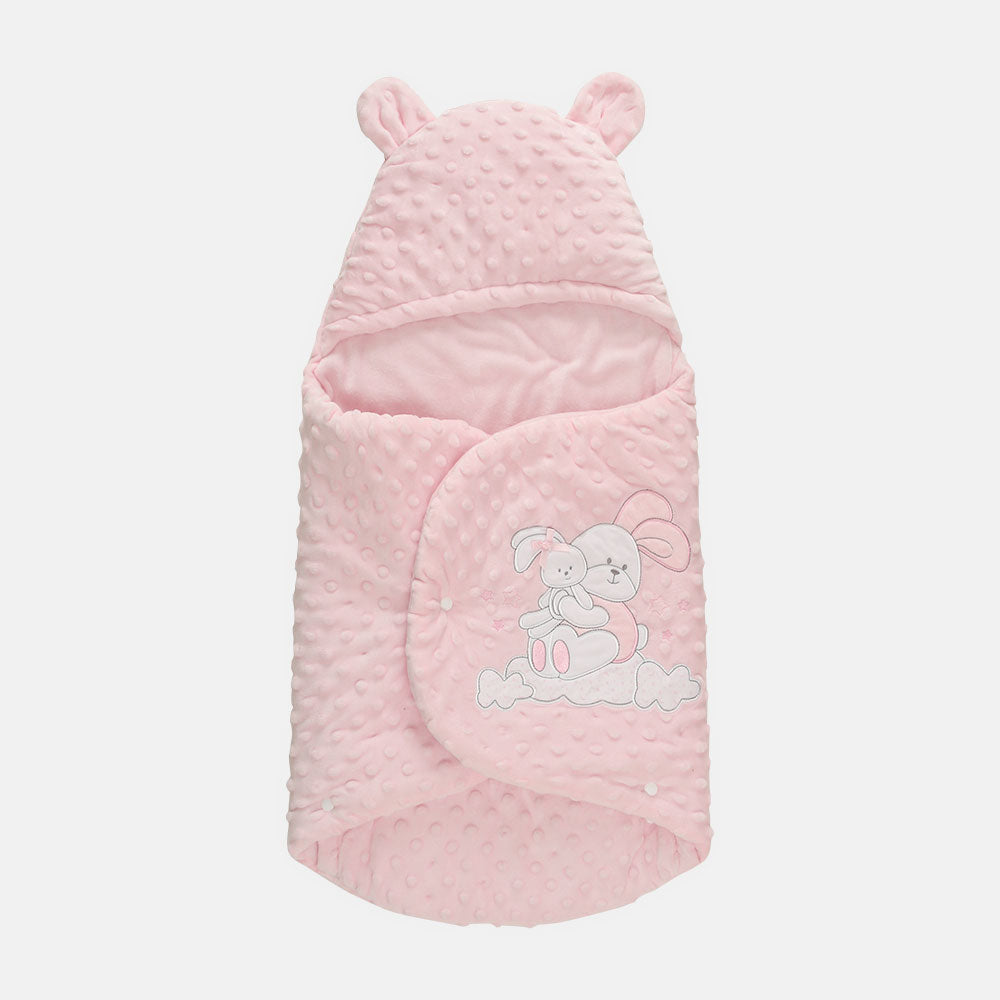 CARRY NEST PINK BUNNY