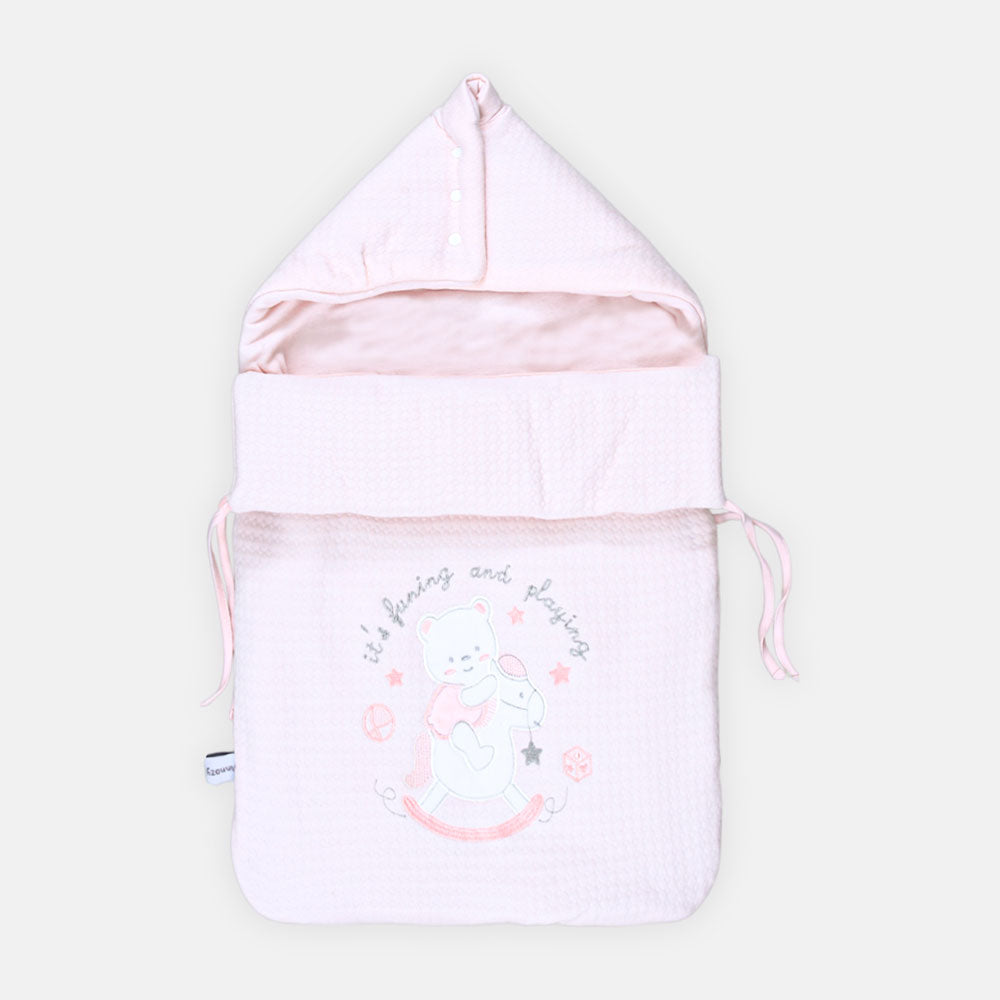 CARRY NEST PINK BEAR